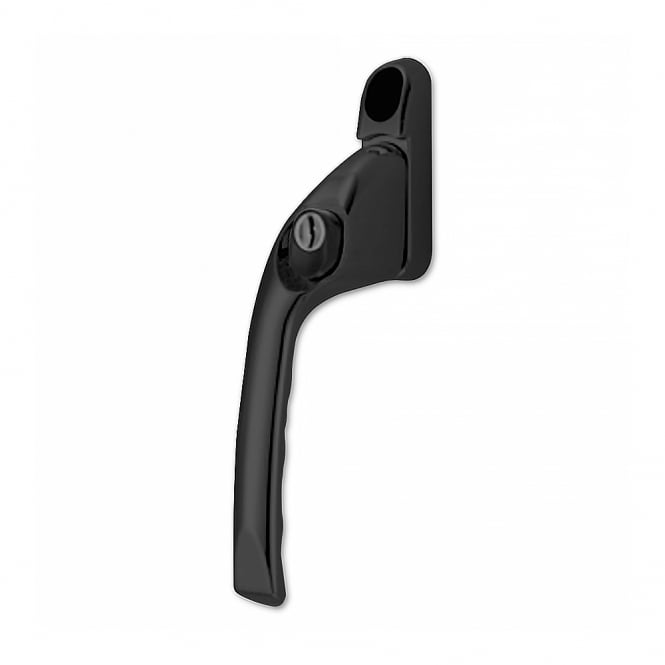 Left Handed Black Offset Locking Window Espag Handle
