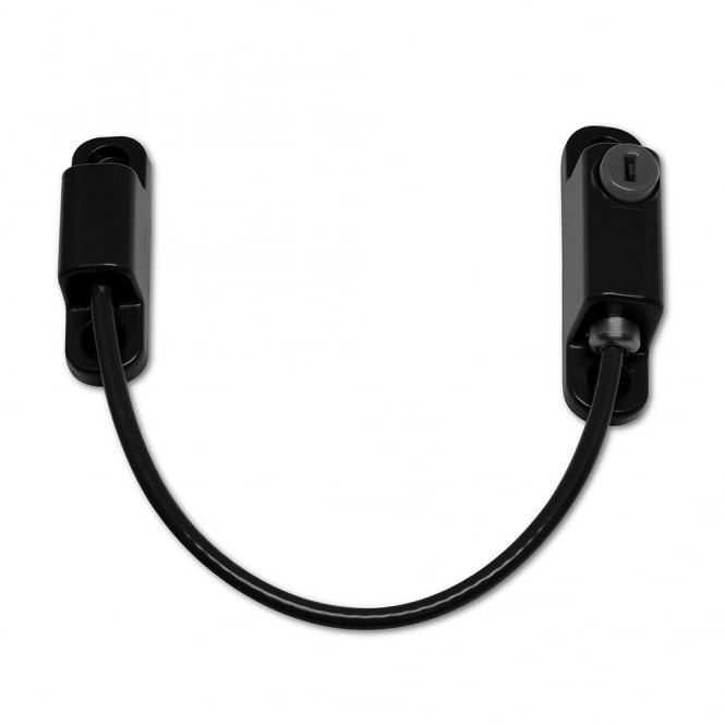 Black Window Cable Restrictor