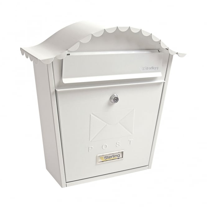 White Classic Post Box