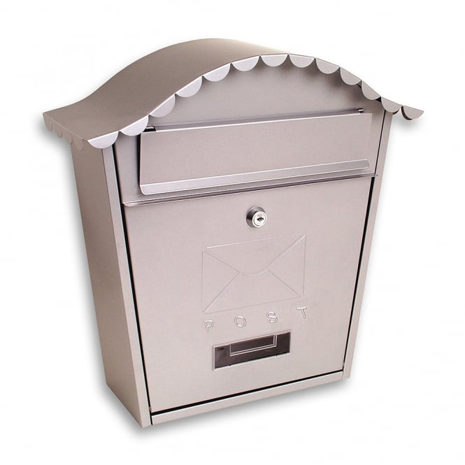 Silver Classic Post Box