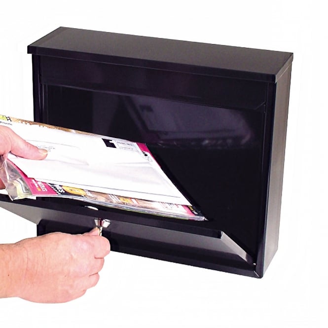 Black Elegance Post Box