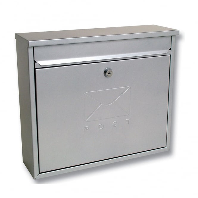 Silver Elegance Post Box
