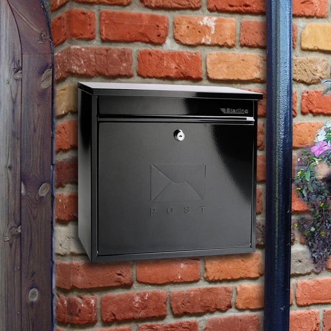 Silver Elegance Post Box