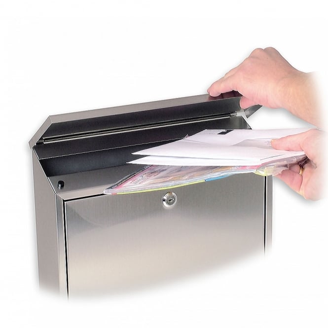 Stainless Steel Contemporary Post Box