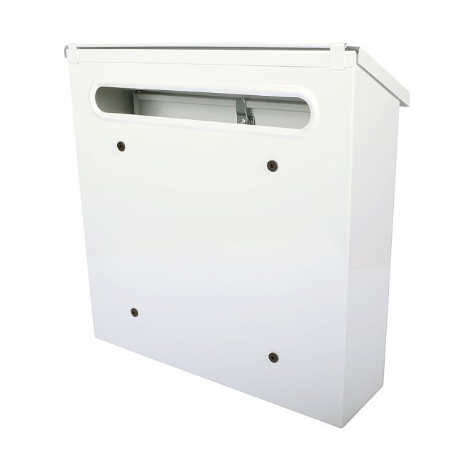 White Contemporary Post Box