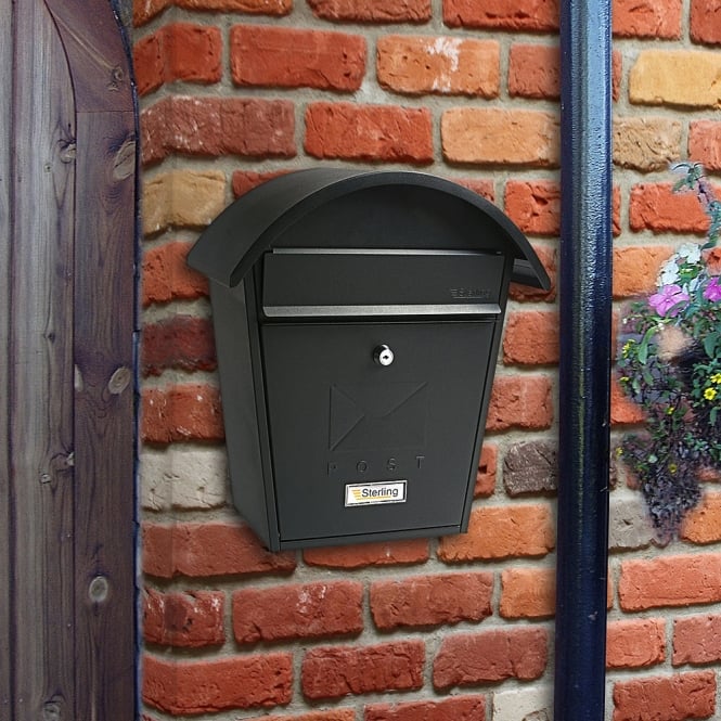Matt White Classic 2 Post Box