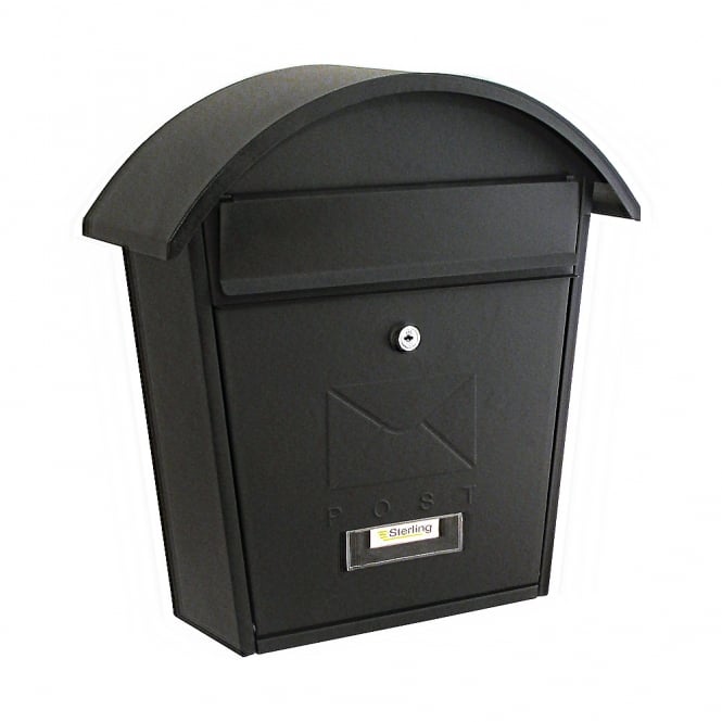 Matt Black Classic 2 Post Box