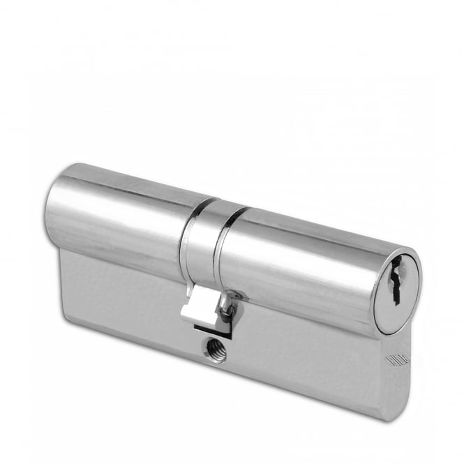 Satin Chrome 36.5 / 36.5- 2X13 Euro Double Cylinder - 73mm