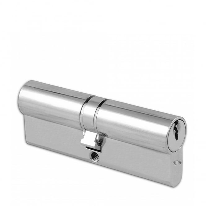 Satin Chrome 42.5 / 42.5- 2X13 Euro Double Cylinder - 85mm