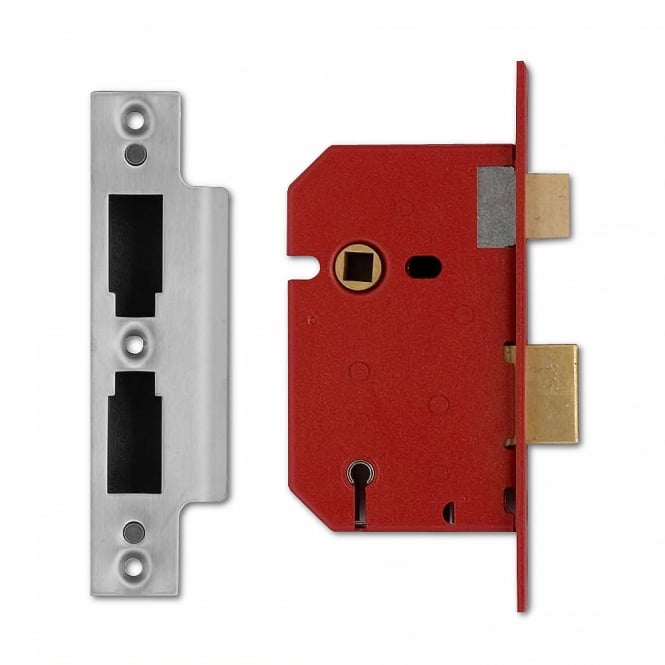 Satin Chrome 64mm 2201 5 Lever Sashlock