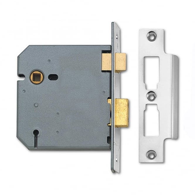 Satin Chrome 100mm 2277 3 Lever Sashlock