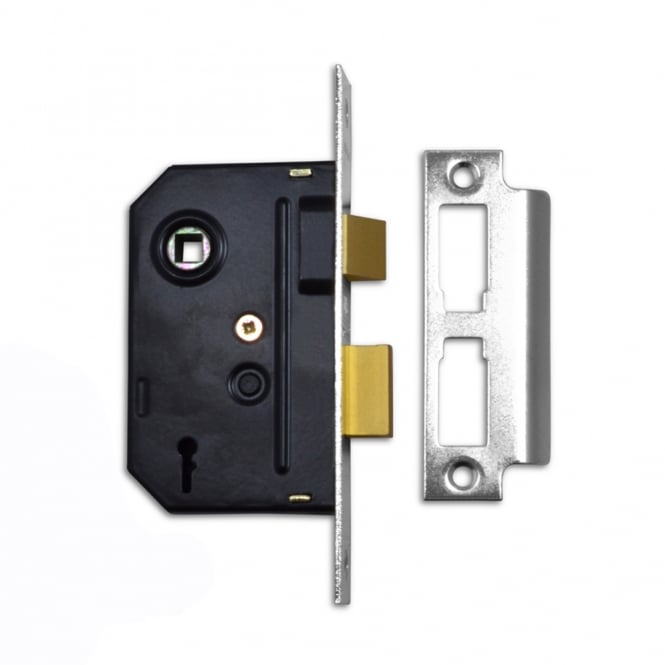 Satin Chrome 64mm 2295 2 Lever Sashlock