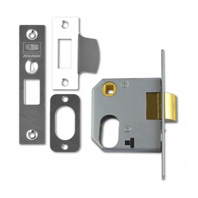 Satin Chrome 64mm 2332 Oval Nightlatch Case - Case Only