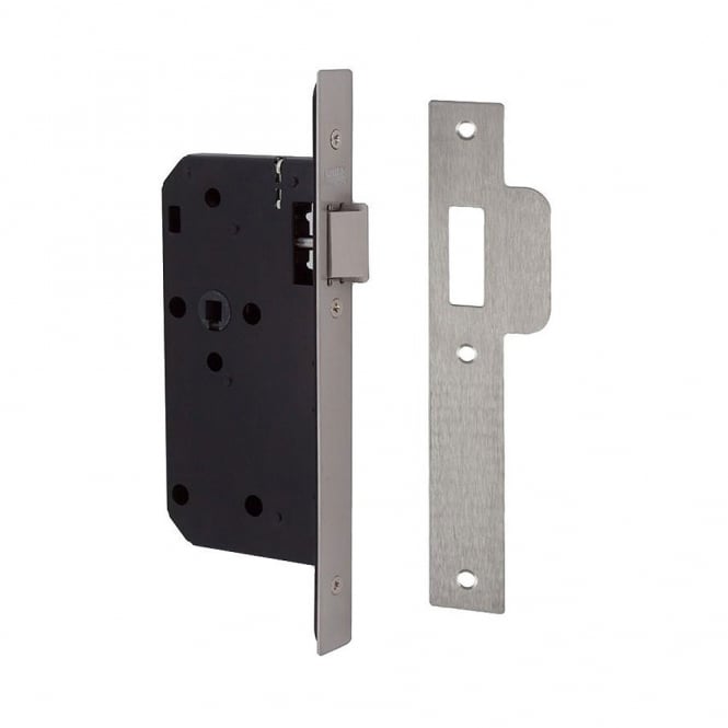 Stainless Steel 83mm J2C23 DIN Mortice Latch- SQ
