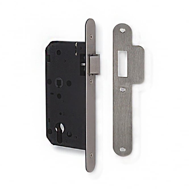 Stainless Steel 83mm JL2C24 DIN Euro Nightlatch Case - RD