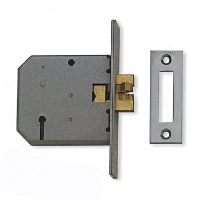 Polished Brass 2477 75mm  3 Lever Clawbolt