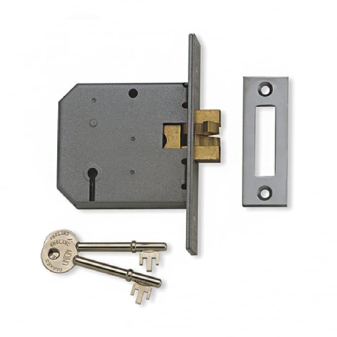 Polished Brass 2477 75mm  3 Lever Clawbolt