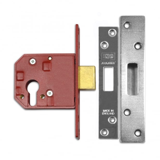 Satin Chrome 80mm L2144E Euro Deadcase