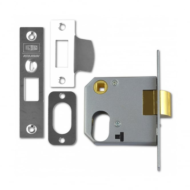 Satin Chrome 76mm 2332 Oval Nightlatch - Case Only