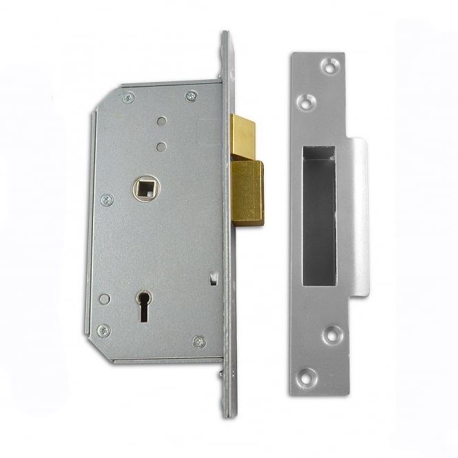Satin Chrome 73mm 3K70 Detainer Sashlock - Right Handed