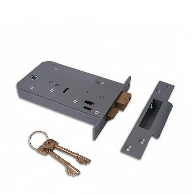 Silver Enamelled 165mm 3J60 Horizontal Detainer Sashlock