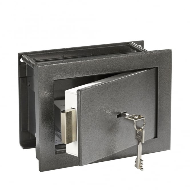 Key Locking Karat WT11S Compact Extendable Wall Safe