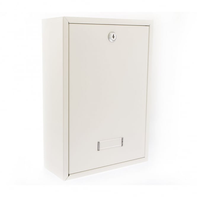 White Forth Rear Access Post Box