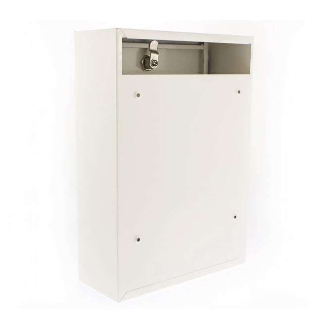 White Forth Rear Access Post Box