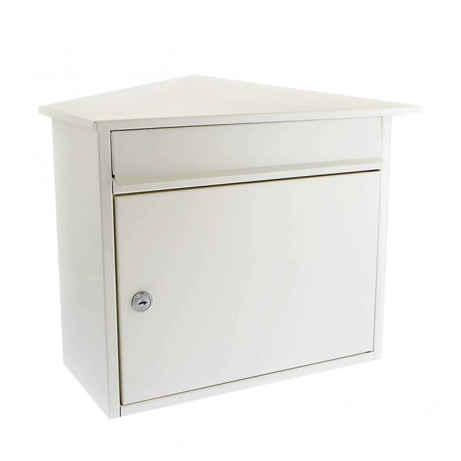 White Mersey Post Box