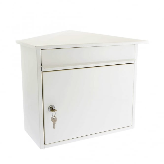 White Mersey Post Box