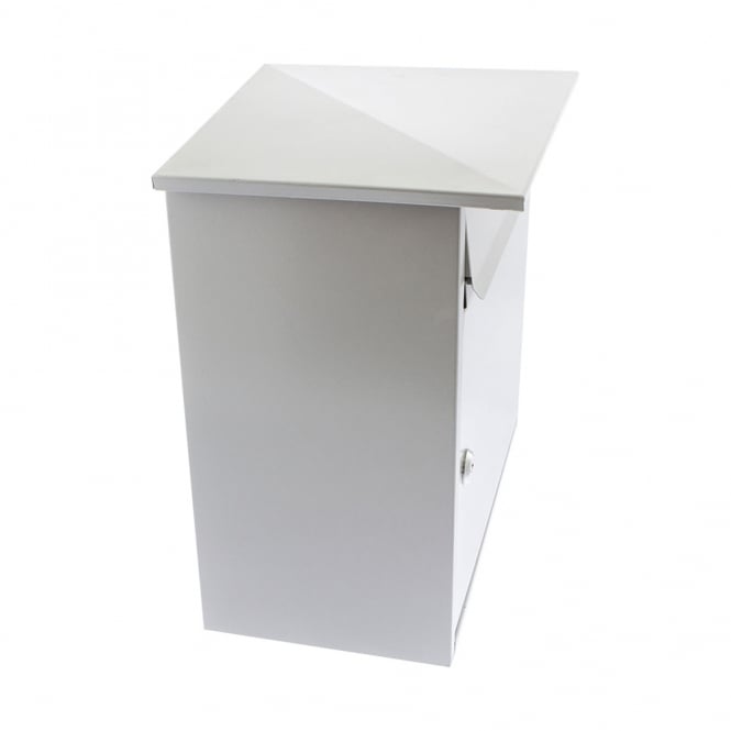 Silver Mersey Post Box