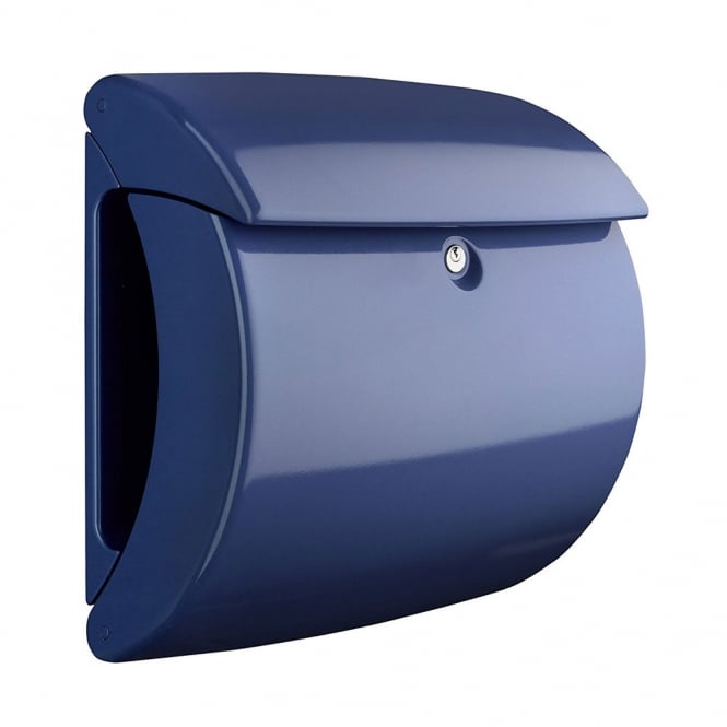 Marine Blue Piano Post Box