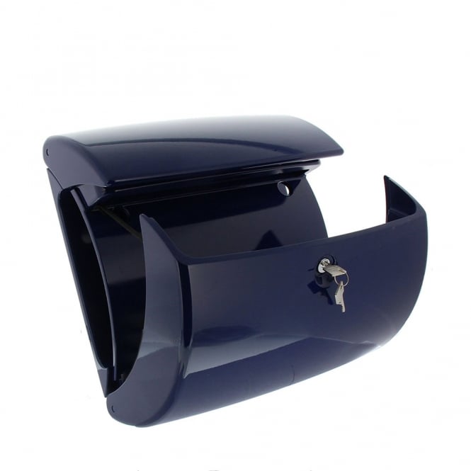 Marine Blue Piano Post Box