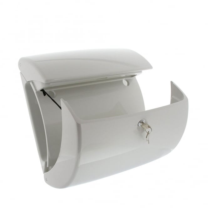 White Piano Post Box