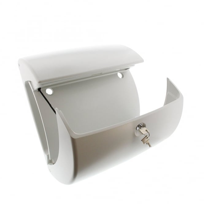 White Kiel Post Box