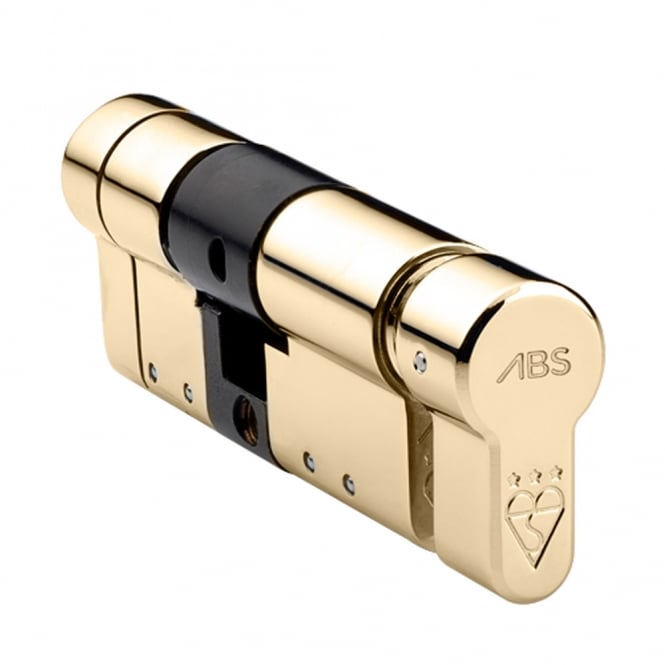 Polished Brass 35T /35 Quantum Format Thumbturn High Security Euro Cylinder  - TS007 3 Star