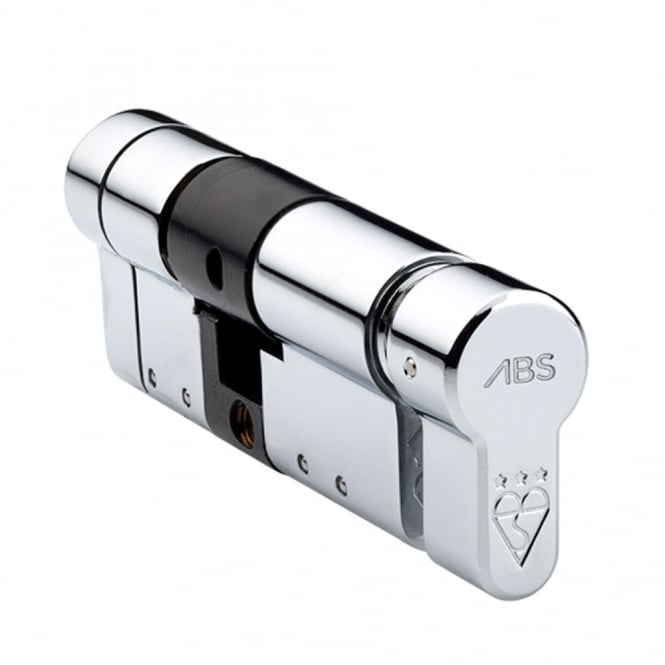 Polished Chrome 35T /35 Quantum Format Thumbturn High Security Euro Cylinder  - TS007 3 Star