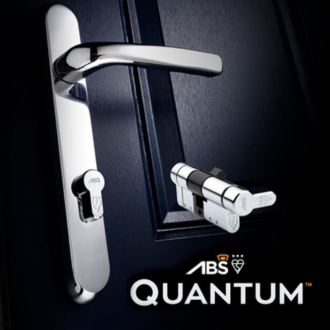 Polished Chrome 50T /45 Quantum Format Thumbturn High Security Euro Cylinder  - TS007 3 Star