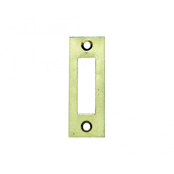 Polished Lacquered Brass Strike Plate For 2157 & 2177