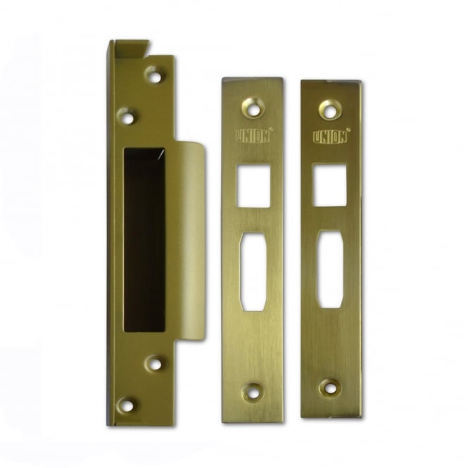 Polished Brass 25mm J2200REB Rebate To Suit StrongBOLT Sashlocks