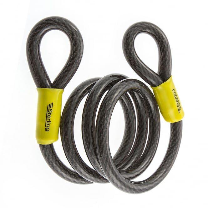 12mm x 1.2m Braided Steel Double Loop Cable