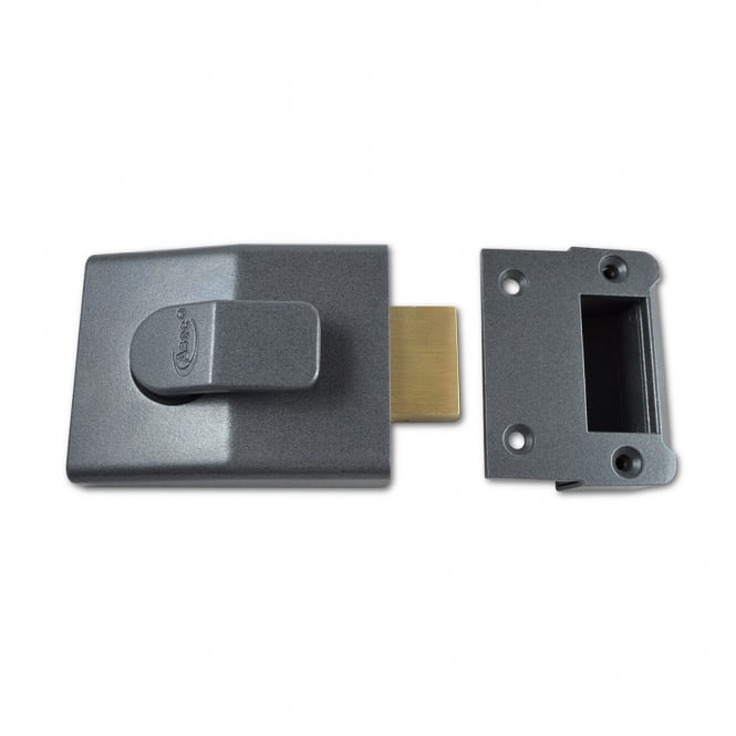 Dull Metal Grey 60mm Deadbolt Nightlatch - Case Only