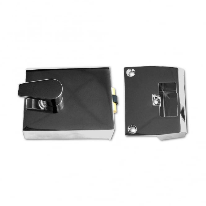 Satin Chrome 60mm 1158 Rollerbolt Nightlatch- Case Only