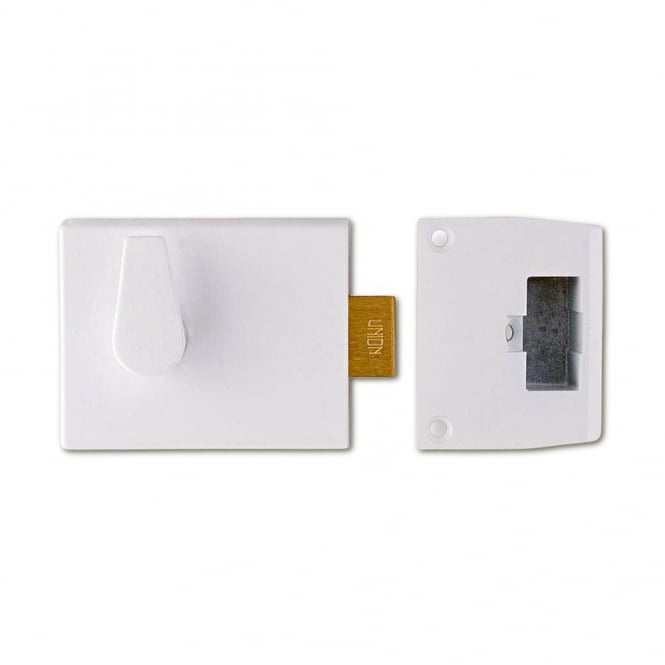 White 60mm 1148 Deadbolt Nightlatch - Case Only