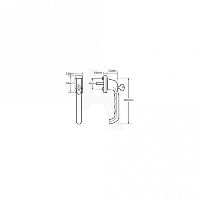 White Tilt & Slide UPVC Patio Furniture - Internal