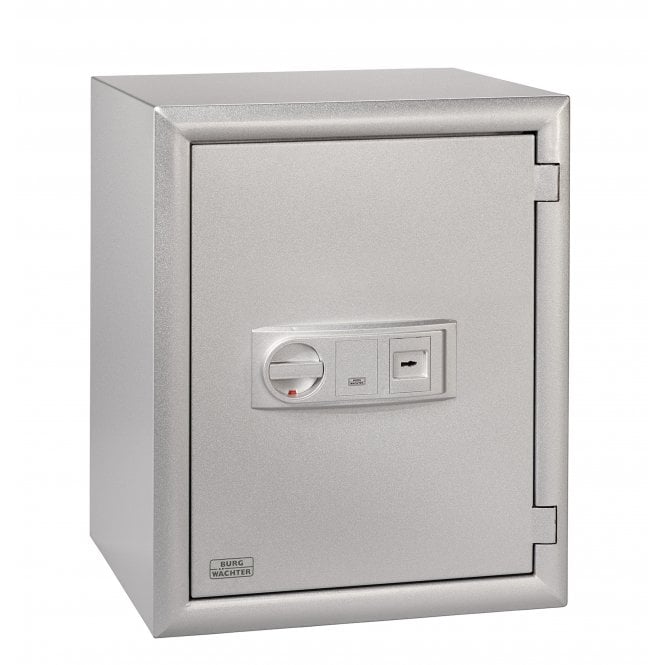 Metallic Silver Key Locking Diplomat MTD 760 K Fire Safe