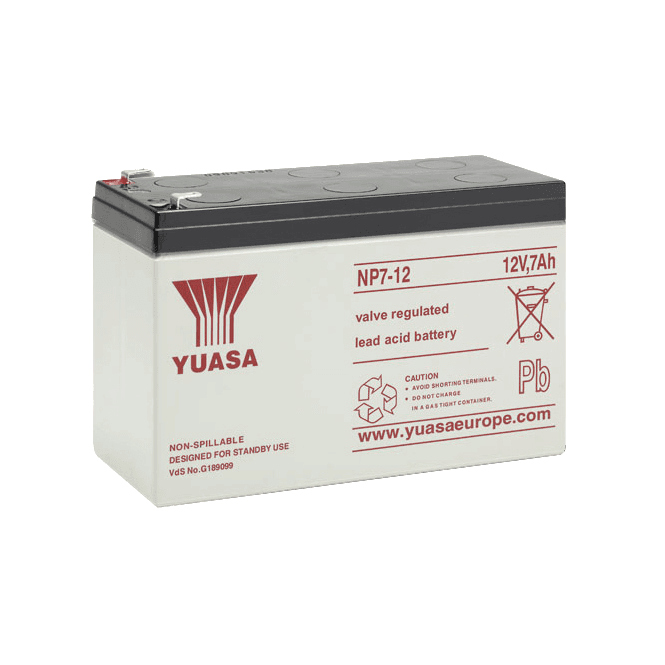 NP7-12 12V 7.0APH SEALED RECHARGEABLE LEAD ACID BATTERY