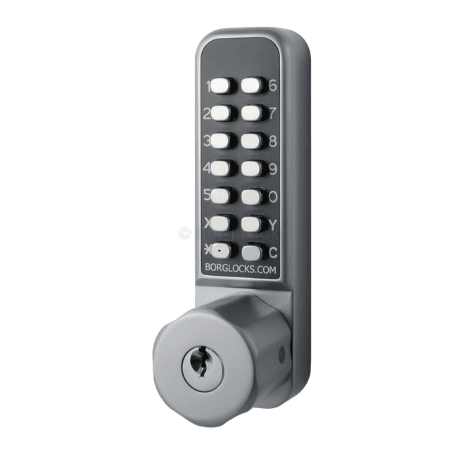 Borg 2701 MG-Pro BL2701 Digital Lock WITH KEY OVERRIDE Black