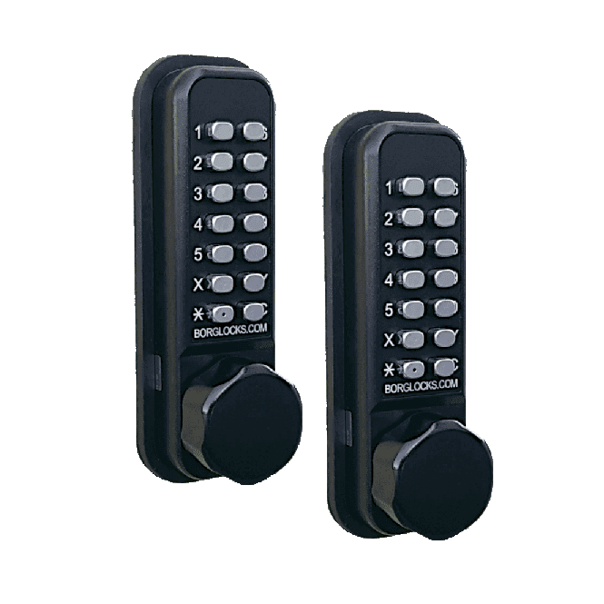 Marine grade BL2621 tubular latch & back to back keypads