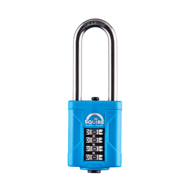 SQUIRE CP40S & CP50S All-Weather Long Shackle Combination Padlock